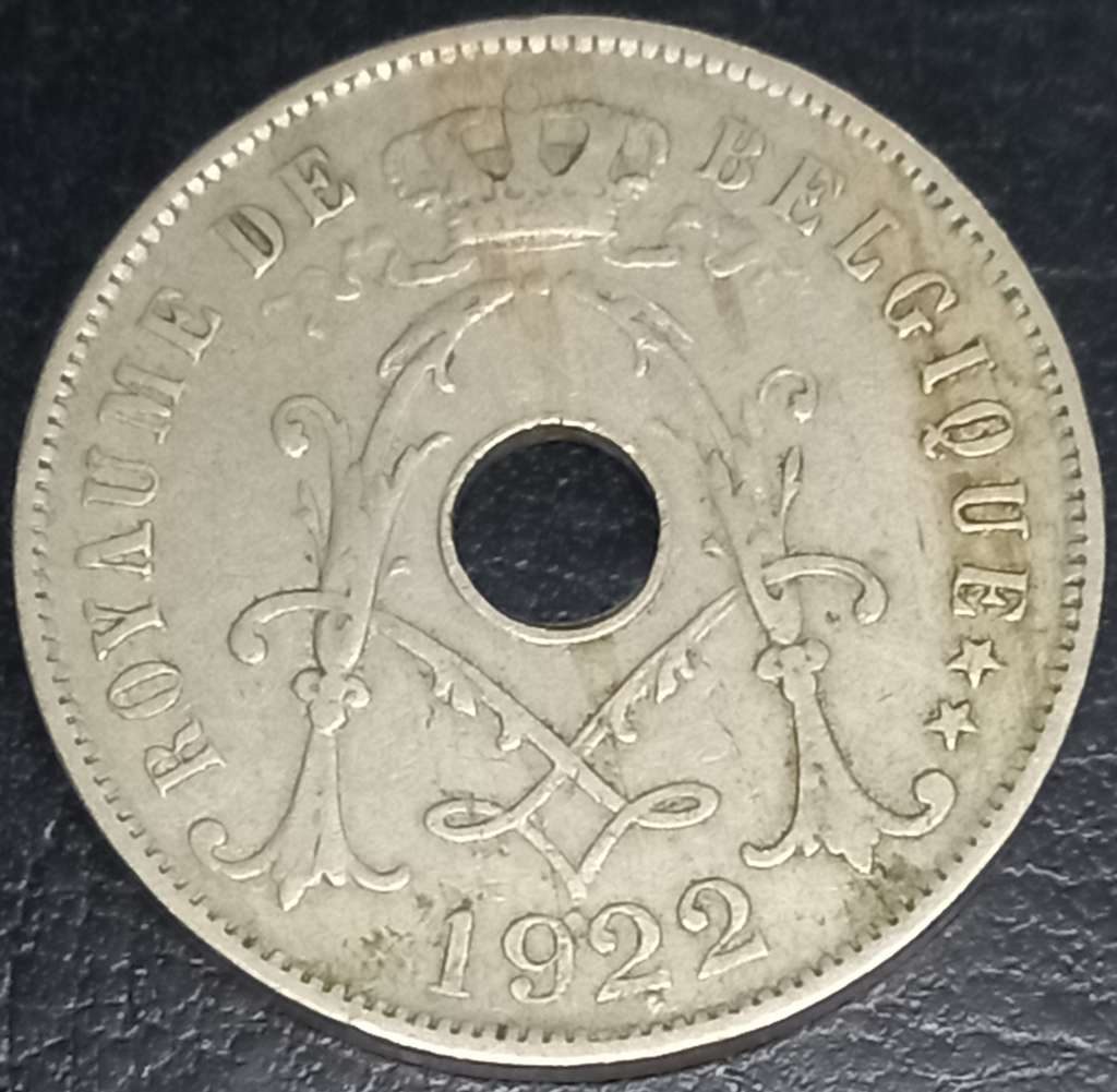 Belgium 25 Centime 1913 1929