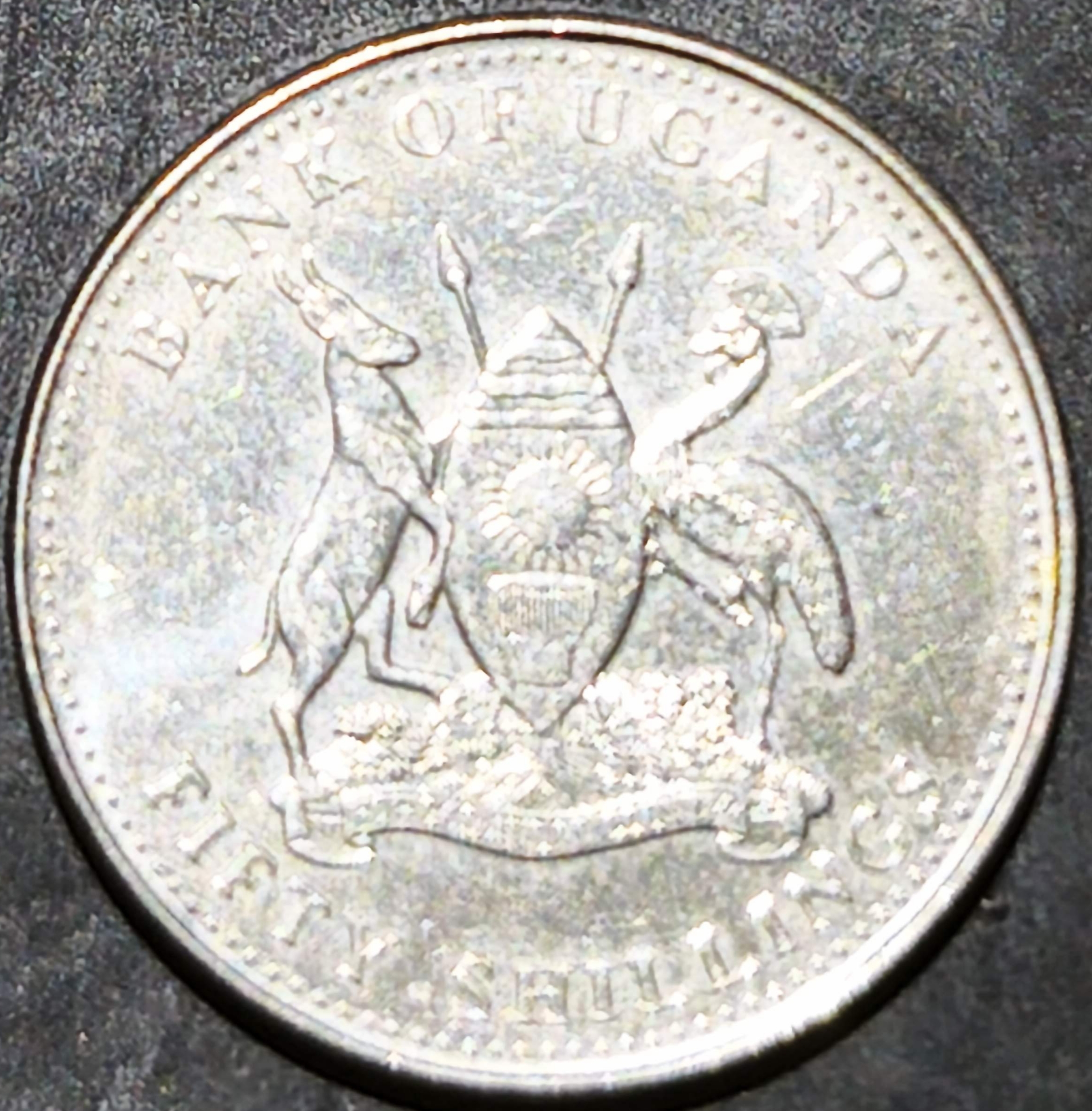 Uganda 50 Shillings 1998 2012