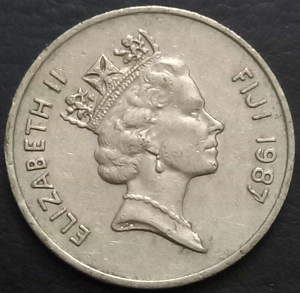 Fiji 10 Cent 1986 1987