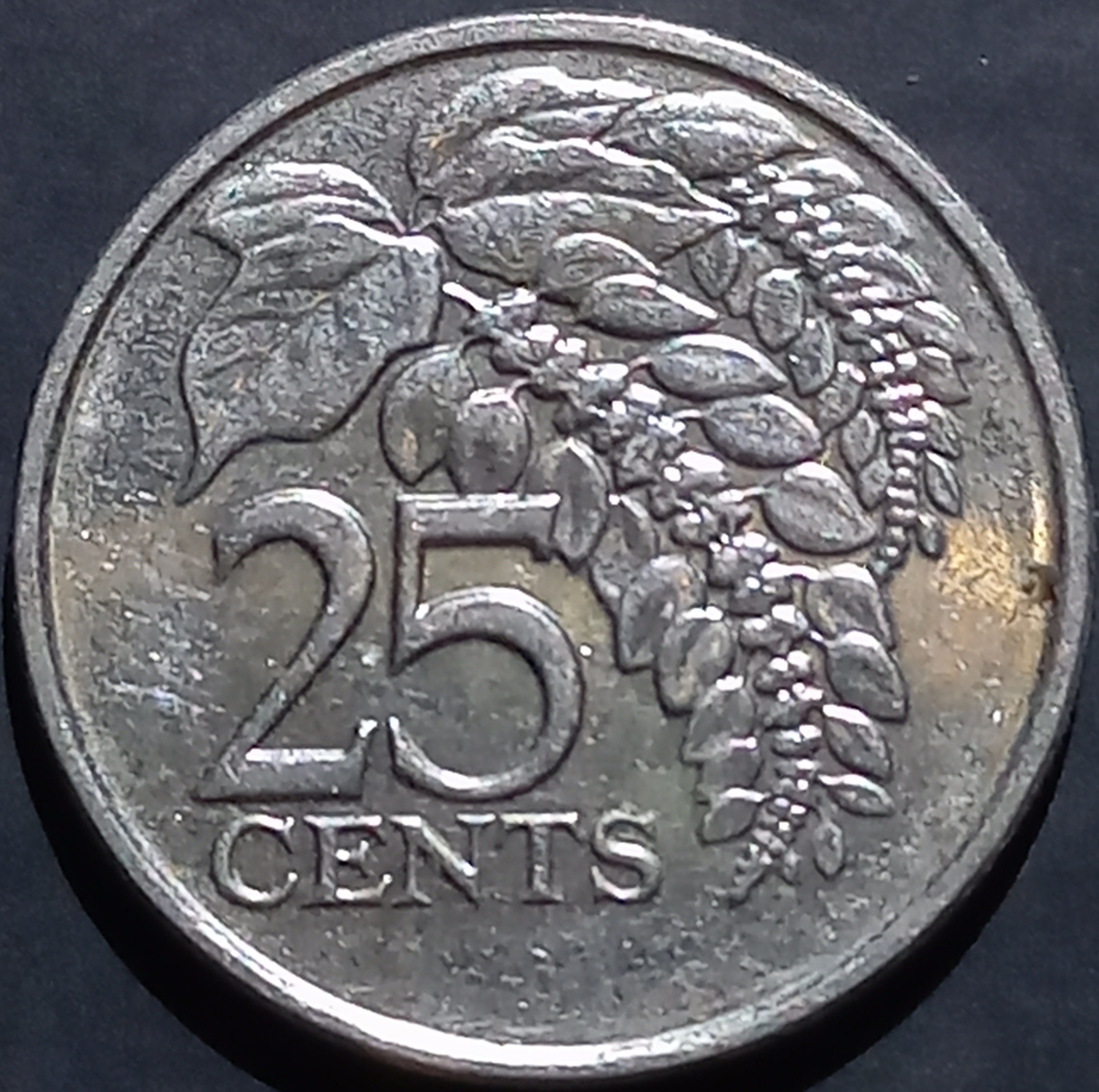 Trinidad & Tobago 25 Cents 1976 2017