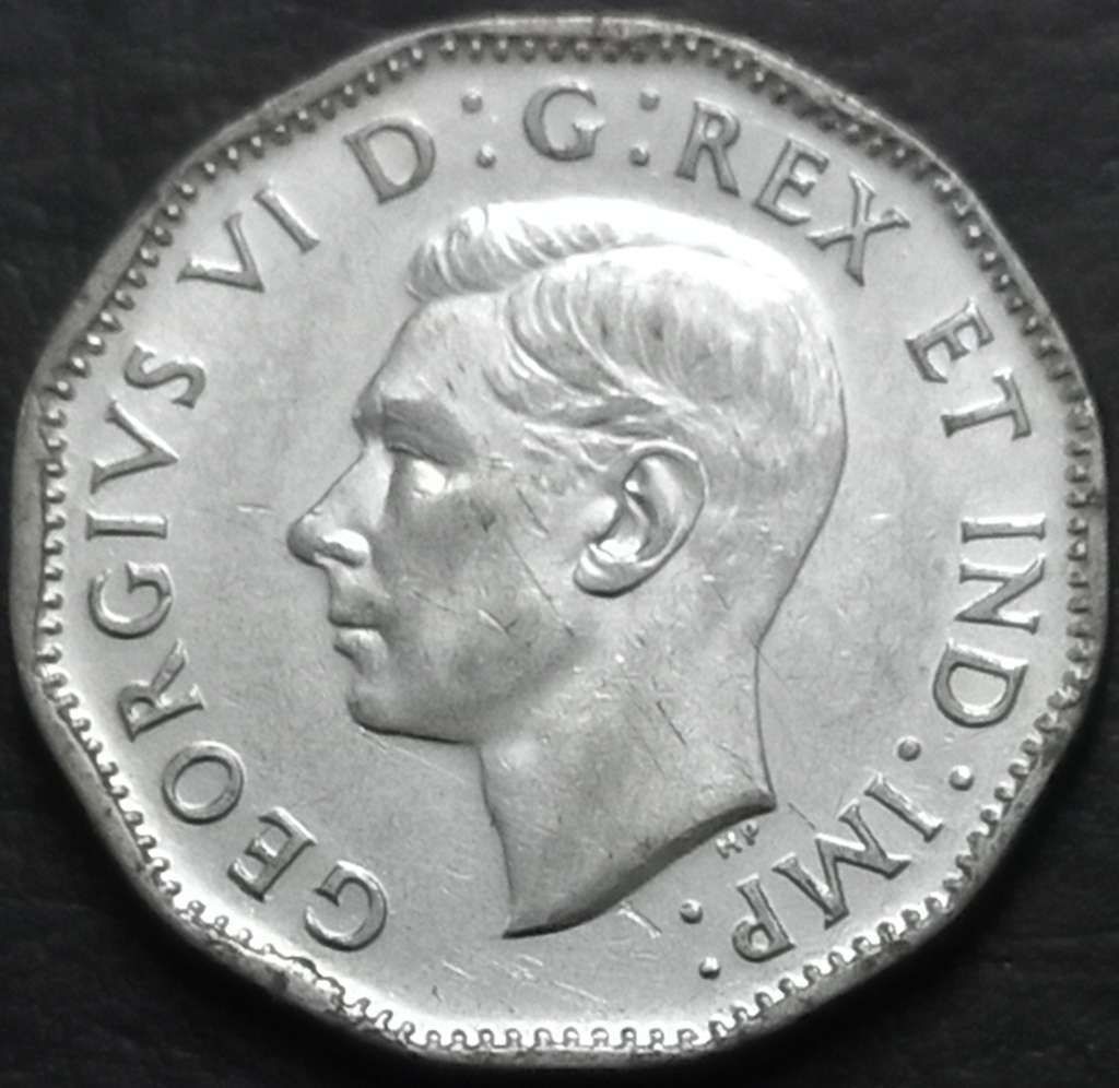 Canada 5 Cent 1944 1945
