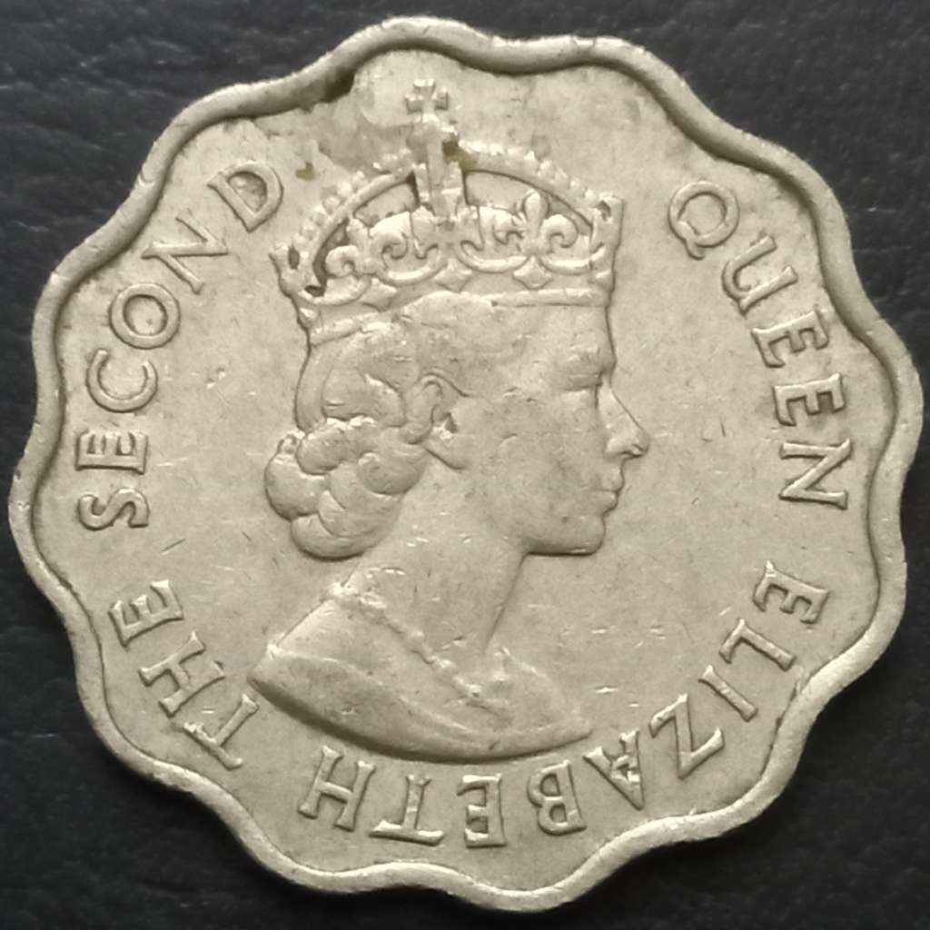 Mauritius 10 Cent 1954 1978