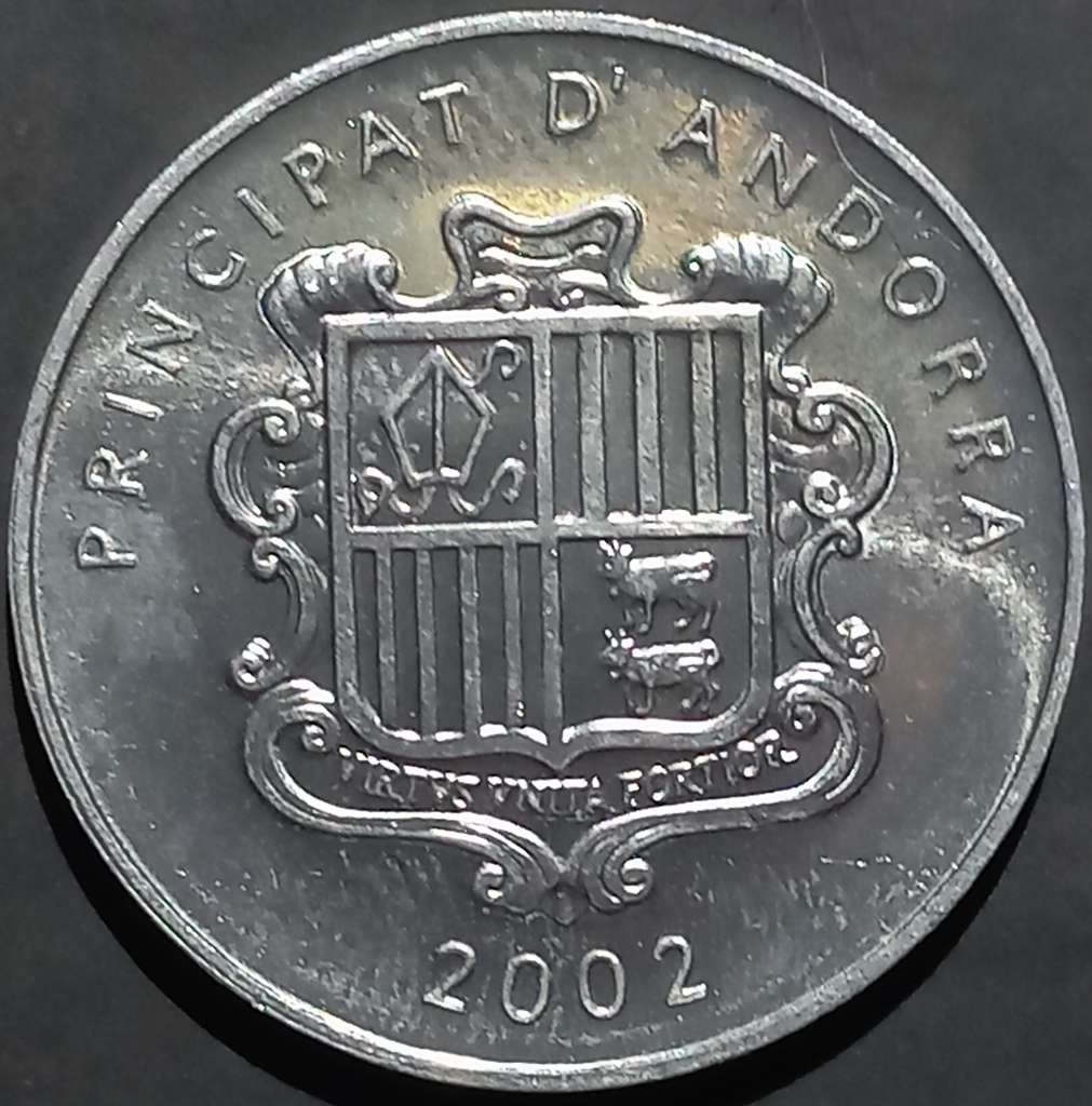 Andorra 1 Cèntim 2002 Agnus Dei