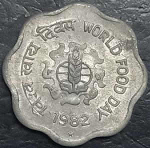 India Republic 10 Paisa 1982 