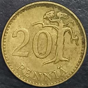 Finland 20 Pennia 1963 1990