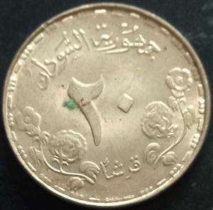 Sudan 20 Qarsh 1987 