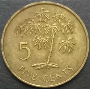 Seychelles 5 Cent 1982 