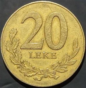 Albania 20 Leke 1996~2000