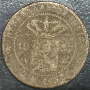 Indonesia 2 ½ Cent 1856-1913 Sword