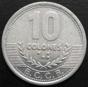 Costa Rica 10 Colon 2005~2016