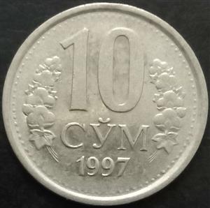 Uzbekistan 10 Som 1997-2000