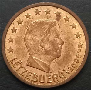 Luxembourg 2 Euro Cent 2007 2008
