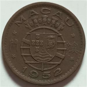 Macau 10 Avos 1952 