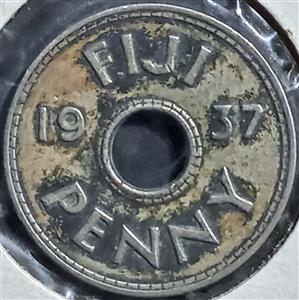 Fiji 1 Penny 1937 1945