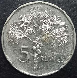 Seychelles 5 Rupee 2010 