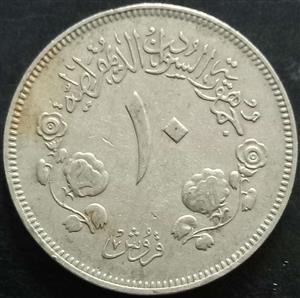 Sudan 10 Qarsh 1977 1980