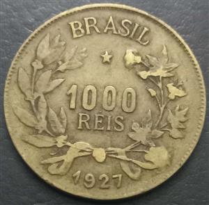 Brazil 1000 Reis 1924 1931