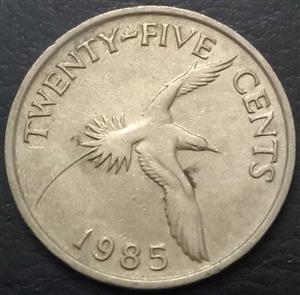 Bermuda 25 Cent 1970 1985
