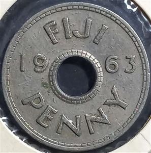 Fiji 1 Penny 1954 1968