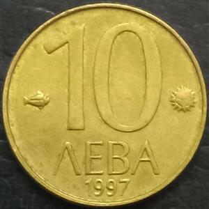 Bulgaria 10 Leva 1997 
