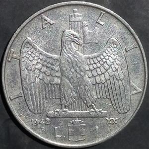 Italy 1 Lira 1939~1943