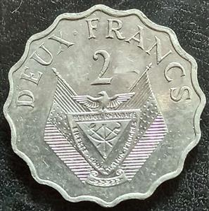 Rwanda 2 Franc 1970 