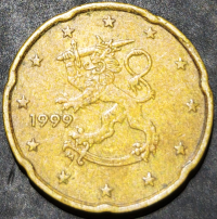 Finland 20 Euro Cents 1999 2006
