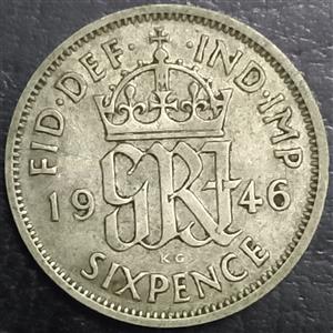 Great Britain 6 Penny 1937 1946