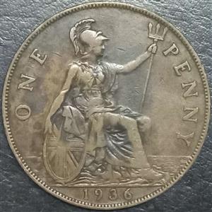Great Britain 1 Penny 1928-1936