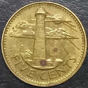 Barbados 5 Cent 2007 2024