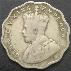 India - British 1 Anna 1912 1936