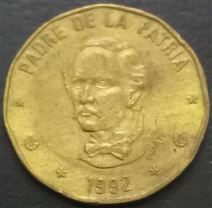 Dominican Republic 1 Peso 1992 2008