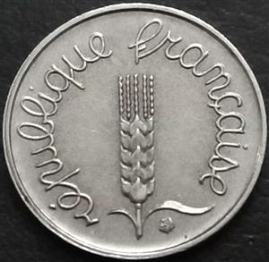 France 1 Centime 1962 1974