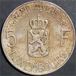 Luxembourg 5 Francs 1962