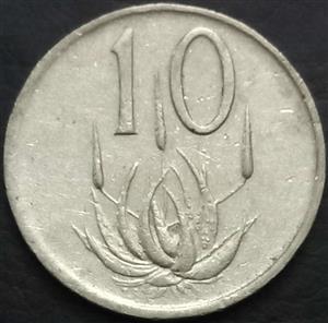 South Africa 10 Cent 1982 