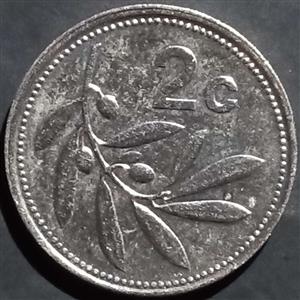 Malta 2 Cents 1991 2005