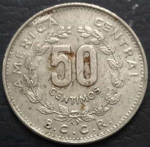 Costa Rica 50 Centimos 1984 