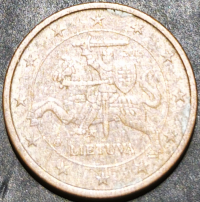 Lithuania 1 Euro Cent 2015~2026