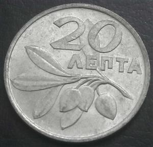 Greece 20 Lepta 1973 