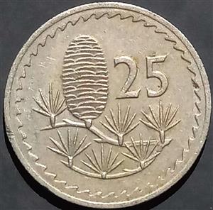 Cyprus 25 Mils 1963~1982