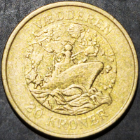 Denmark 20 Kroner 2007 VAEDDEREN