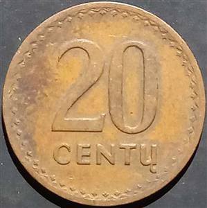 Lithuania 20 Centu 1991 