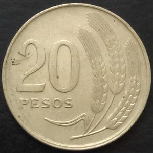 Uruguay 20 Peso 1970 