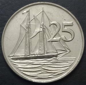 Cayman Islands 25 Cent 1999 2017