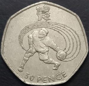 Great Britain 50 Penny 2011 