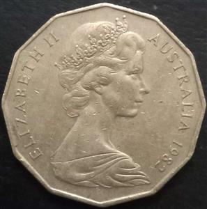 Australia 50 Cent 1982 