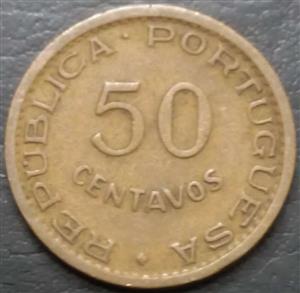 Angola 50 Centavo 1953 1961