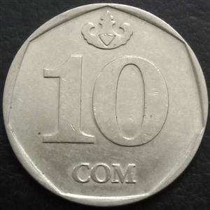 Kyrgyzstan 10 Som 2009 