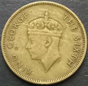 Hong Kong 10 Cent 1948 1951