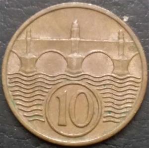 Czechoslovakia 10 Haléru 1922 1938